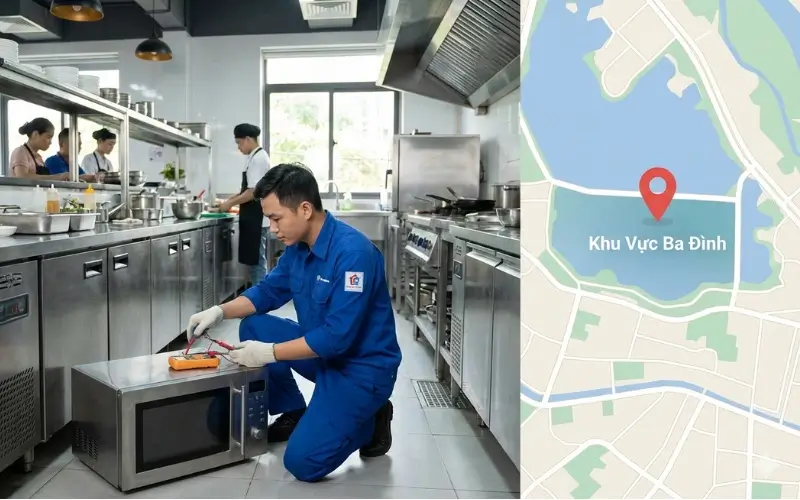 sửa lò vi sóng tại Ba Đình